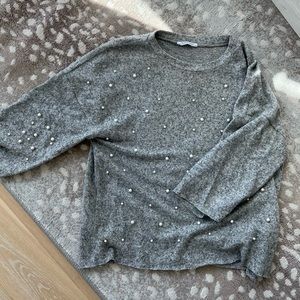 Zara Pearl Sweater
